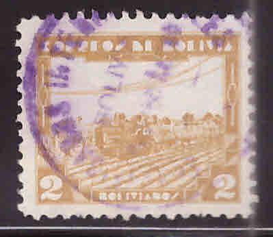 Bolivia Scott 250 Used 1938 key stamp