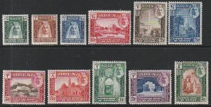 1942 Aden (Kathiri) - Sc 1-11 - MH VF - 11 single - Mosque