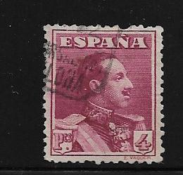 SPAIN 343 USED KING ALFONSO ISSUE