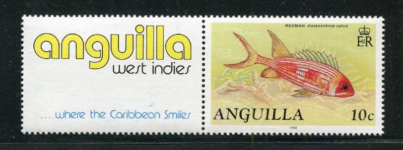 Anguilla 792a, 793a, 797a, MNH, 1992. Marine Life Fish x29300