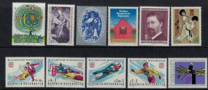 Austria 1975 Commemoratives - Complete - MNH