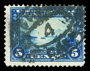 Scott 399 5c Panama-Pacific Issue Used Fine+ Cat $10