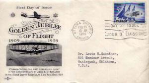 Canada, First Day Cover, Aviation