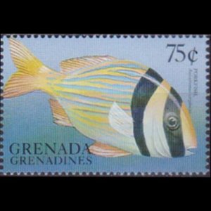 GRENADA GRENADINES 1999 - Scott# 2094 Porkfish 75c NH