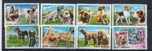 Romania 3610-17 MNH 1990 Dogs (mm1530)