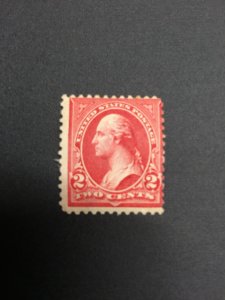 US stamp,  scott 267B, MLH,  Genuine,  RARE, List H2066