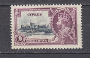 J44131 JL Stamps 1935 cyprus hv of set mlh #139 jubilee