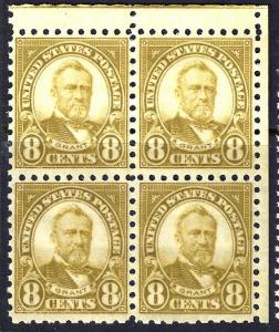 U.S. 589 VF MNH Blk/4 (0718)