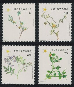 Botswana Flowering Plants 4v 1988 MNH SG#665-668