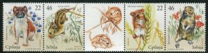0207 SERBIA 2009 - Protected Animal Species - MNH Set