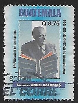 Guatemala # 474 - Miguel Angel Asturias - used   -{BRN17}