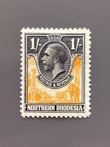 Northern Rhodesia 10 F-VF MHR. Scott $ 4.75