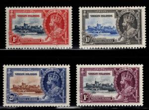 Virgin Islands  Scott 69-72 MH* Silver Jubilee set 1935