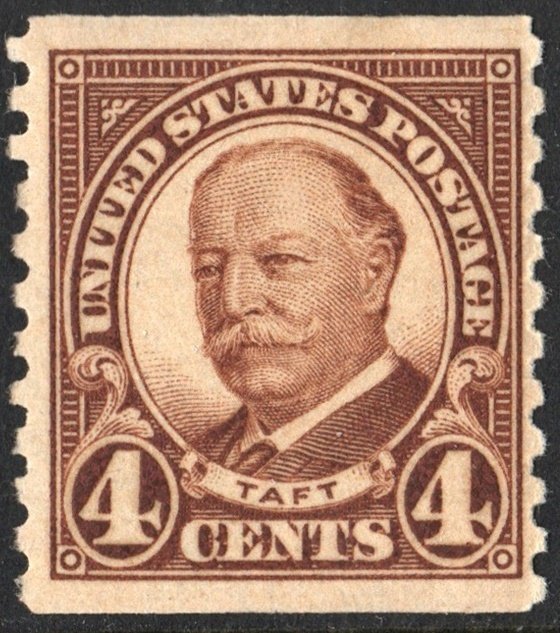 SC#687 4¢ Taft Coil Single (1930) MNH