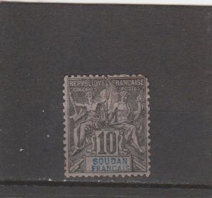 French Sudan  Scott#  8  MH  (1900 Navigation and Commerce)