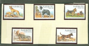 Australia  #727-31  Single (Complete Set)