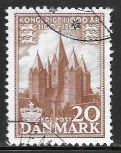 Denmark 344: 20o Church of Kalundborg, used, VF