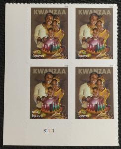 US #5337 MNH Plate Block of 4 Kwanzaa (.50)