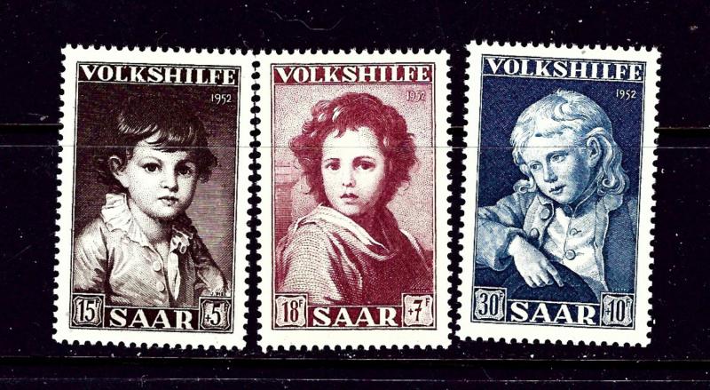 Saar B92-94 MNH 1952 Portraits