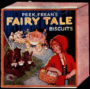 Vintage Circa 1910–25 UK Poster Stamp Peek Frean’s Fairy Tale Biscuits
