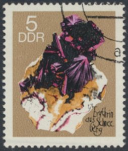 German Democratic Republic  SC# 1105  Used  Minerals    see details & scans