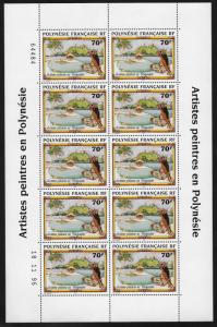 FRENCH POLYNESIA SC# 695-98 MINISHEET/10 FVF/MNH 1996