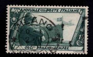 Italy Scott 292 Used 1932 Fascist Government stamp Milano cancel