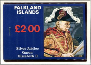 Falkland SC# 254a, 255a 256a QEII 25th Coronation Anniiv. Complete Booklet