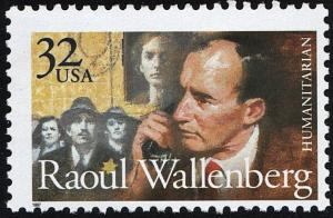SC#3135 32¢ Raoul Wallenberg Single (1997) MNH