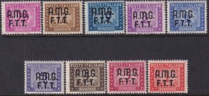 SC# J7 / J15 Italy Trieste 1949 AMG FTT o/p postage due set MLMH CV $703.70