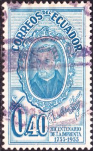 ECUADOR #609 USED