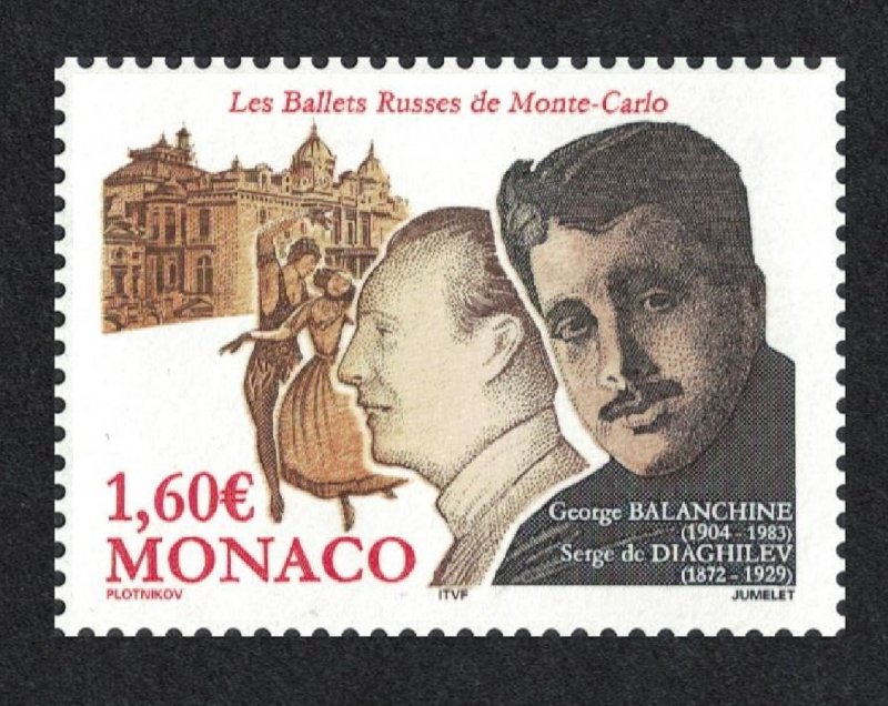 Monaco Diaghilev Balanchine Russian Ballet in Monaco 2004 MNH SG#2662 MI#2700