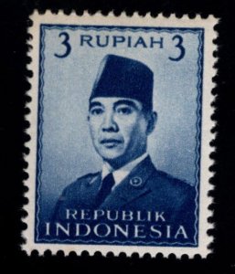 Republic of Indonesia Scott 392 MH*  President Sukarno stamp