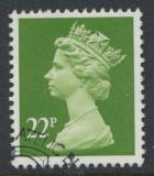 Great Britain SG X963 Sc# MH118    Used with first day cancel - Machin 22p