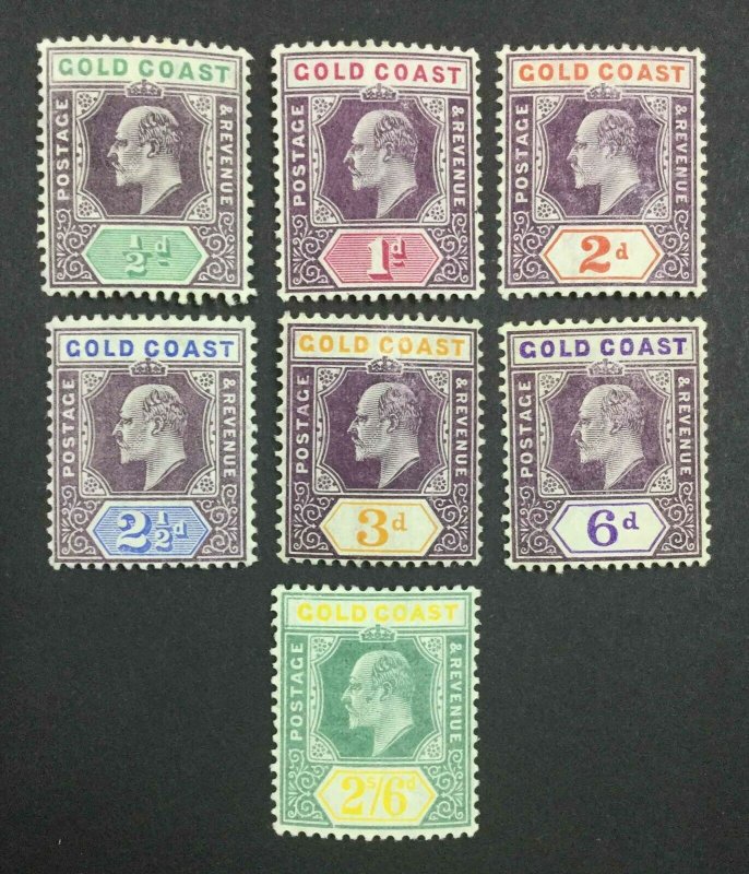 MOMEN: GOLD COAST SG #49-57 MINT OG LH/2NH(1/2d,3d) £200+ LOT #64384