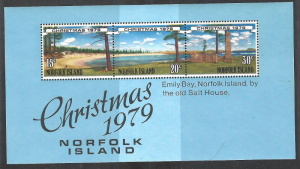 Norfolk Islands Souvenir Sheet Scott # 251 - 253a