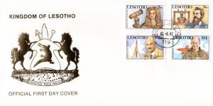 Lesotho - 1987 Scientific Discoveries FDC SG 761-764