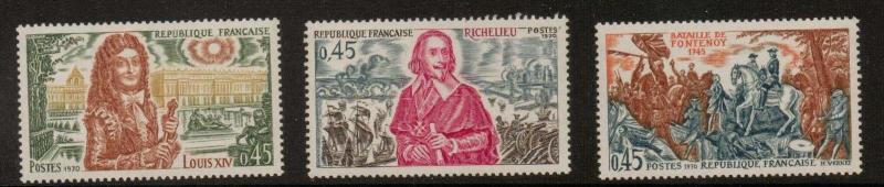 FRANCE SG1896/8 1986 HISTORY OF FRANCE MNH