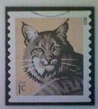 United States, Scott #4672a, used(o), 2015,  Bobcat, 1¢