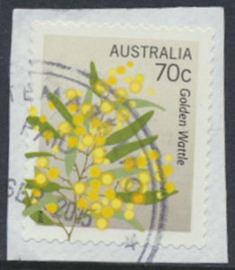 Australia SC# 4062 Flowers 2014 Used Golden Wattle details & scan