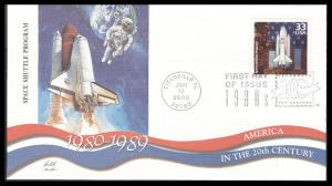#3190a Space Shuttle Program Fleetwood FDC