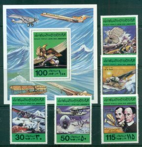 Libya 1978 Aviation + 1xMS MUH lot81690