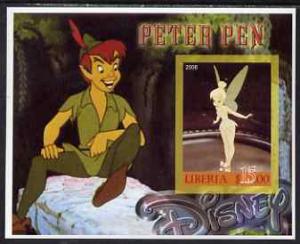 Liberia 2006 Walt Disney - Peter Pan imperf m/sheet unmou...