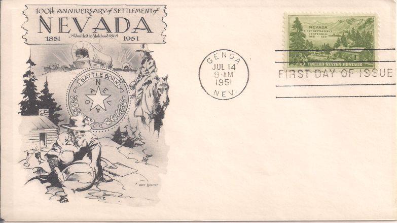 US 999 FDC - Aristocrat - Nevada