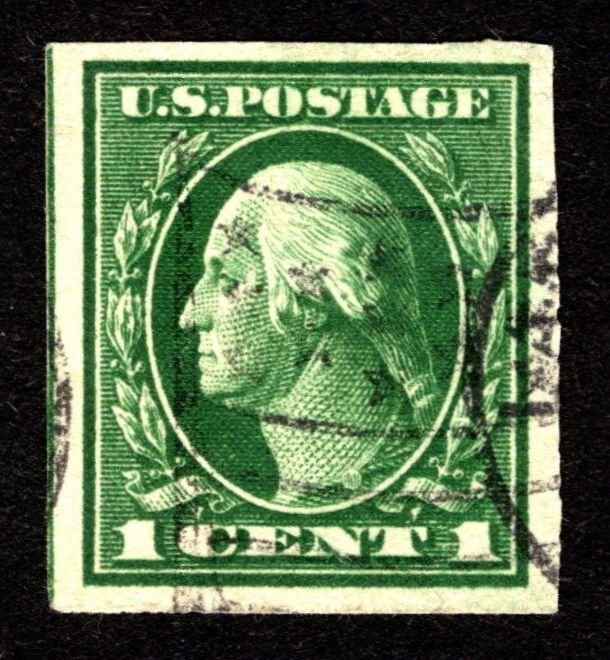 1912, US 1c, Washington, Used, Sc 408
