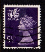 Wales - #WMMH6 Machin Queen Elizabeth II - Used