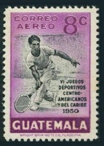 Guatemala C174,MNH.Michel 510. Tennis,1950.