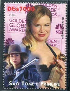 Sao Tome & Principe 2004 RENEE ZELLWEGER American Actress 1v Perforated Mint(NH)