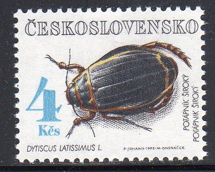 Czechoslovakia 2866 - Mint-NH - Beetle ($2.25)