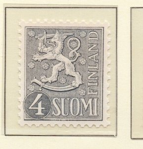 Finland 1956-59 Early Issue Fine Mint Hinged 4Mk. NW-222051